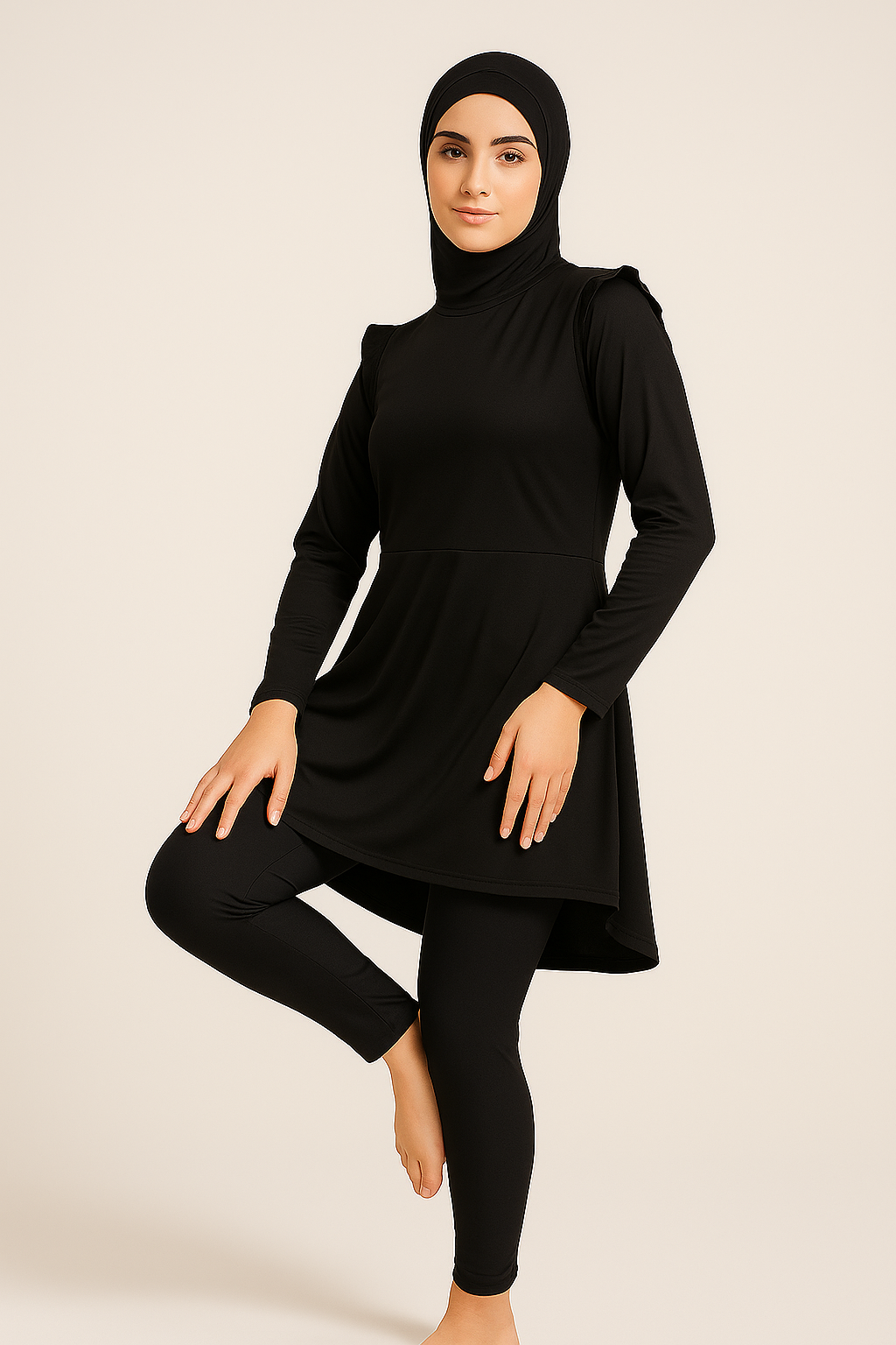 Burkini Maillot de bain hijab Noir