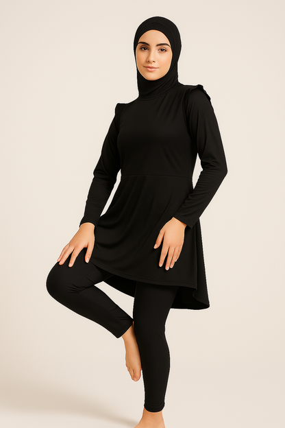 Burkini Maillot de bain hijab Noir