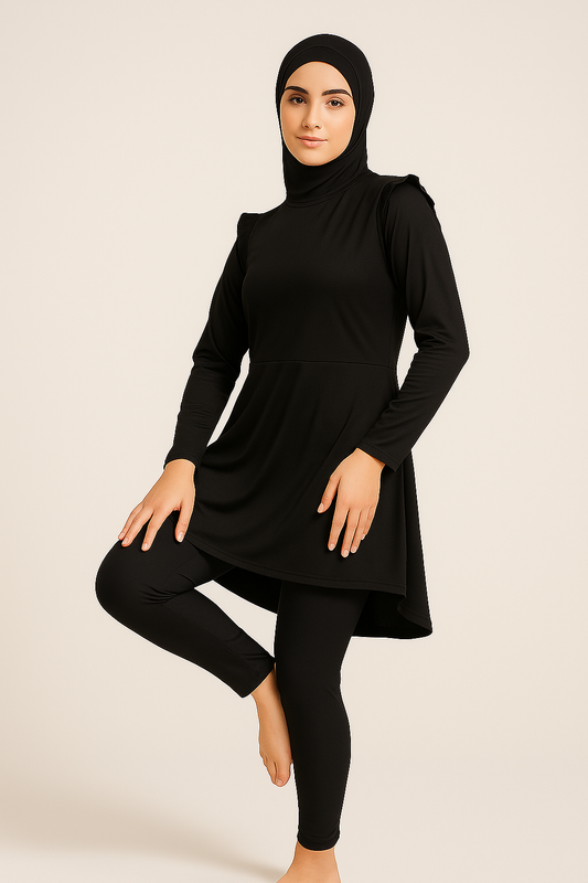 Burkini Maillot de bain hijab Noir